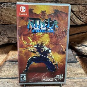 Ninja Five-O Nintendo Switch Video Game Limited Run Games #246 Konami New Sealed